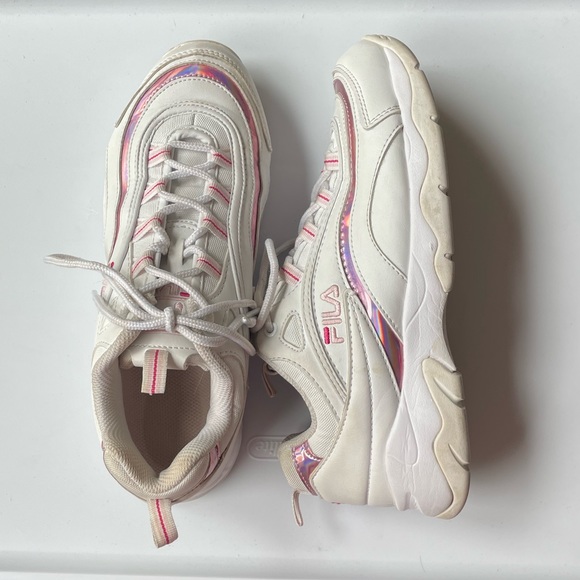 Fila Limited Edition Pink Metallic Sneakers - Picture 3 of 4